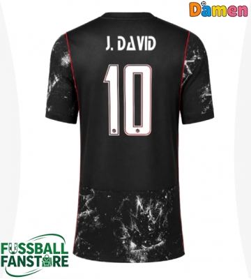 Kanada Jonathan David #10 Replik Auswärtstrikot Damen WM 2026 Kurzarm